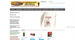 Desktop Screenshot of brewandwinesupply.com